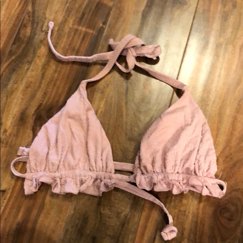 Blush bikini top